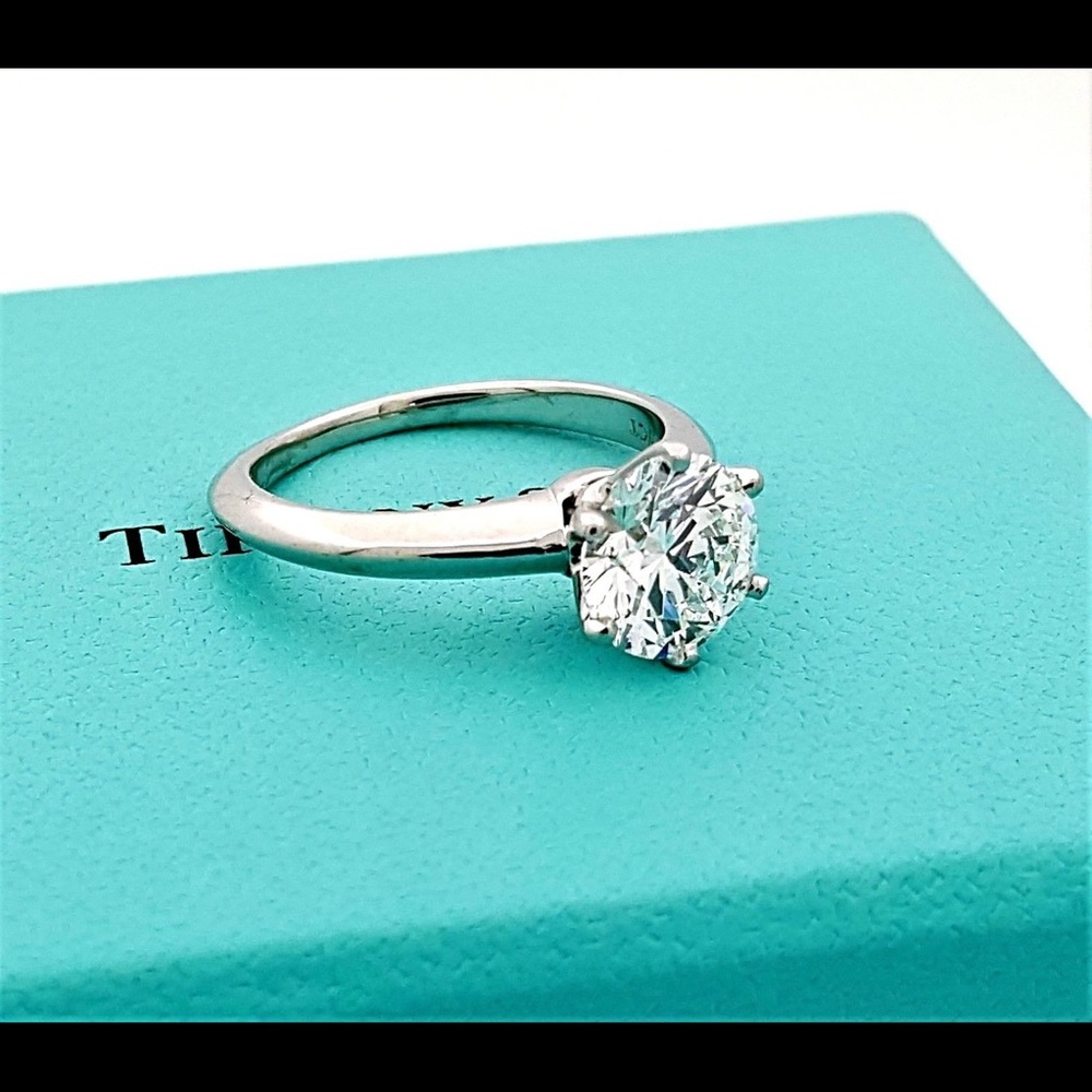 2CT Luxury Solitaire Dia AAA Ring Sterling 925 Solitaire LUNA